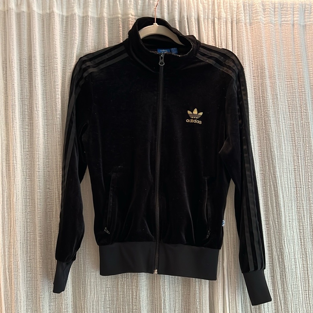 Adidas Velour Track Jacket